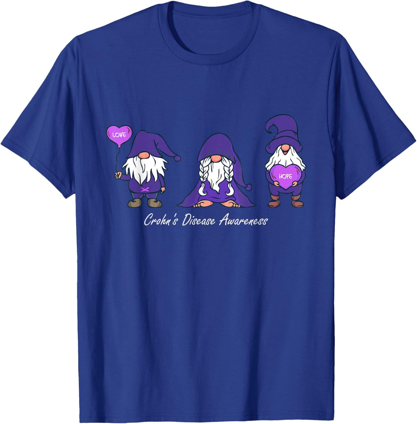 Crohn Awareness Disease - Awareness Fight Against Crohn T-Shirt - T-Shirt | Royal