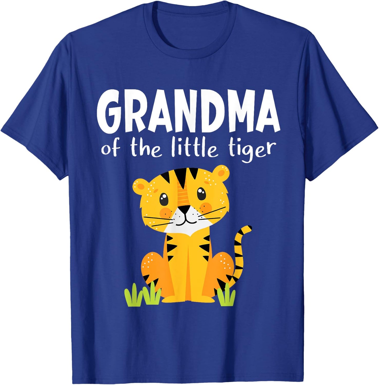 Grandma Of The Little Tiger Birthday Boy Family Matching T-Shirt - T-Shirt | Royal