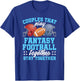 Fantasy Football Couples Matching Championship 2019 T-Shirt - T-Shirt | Royal