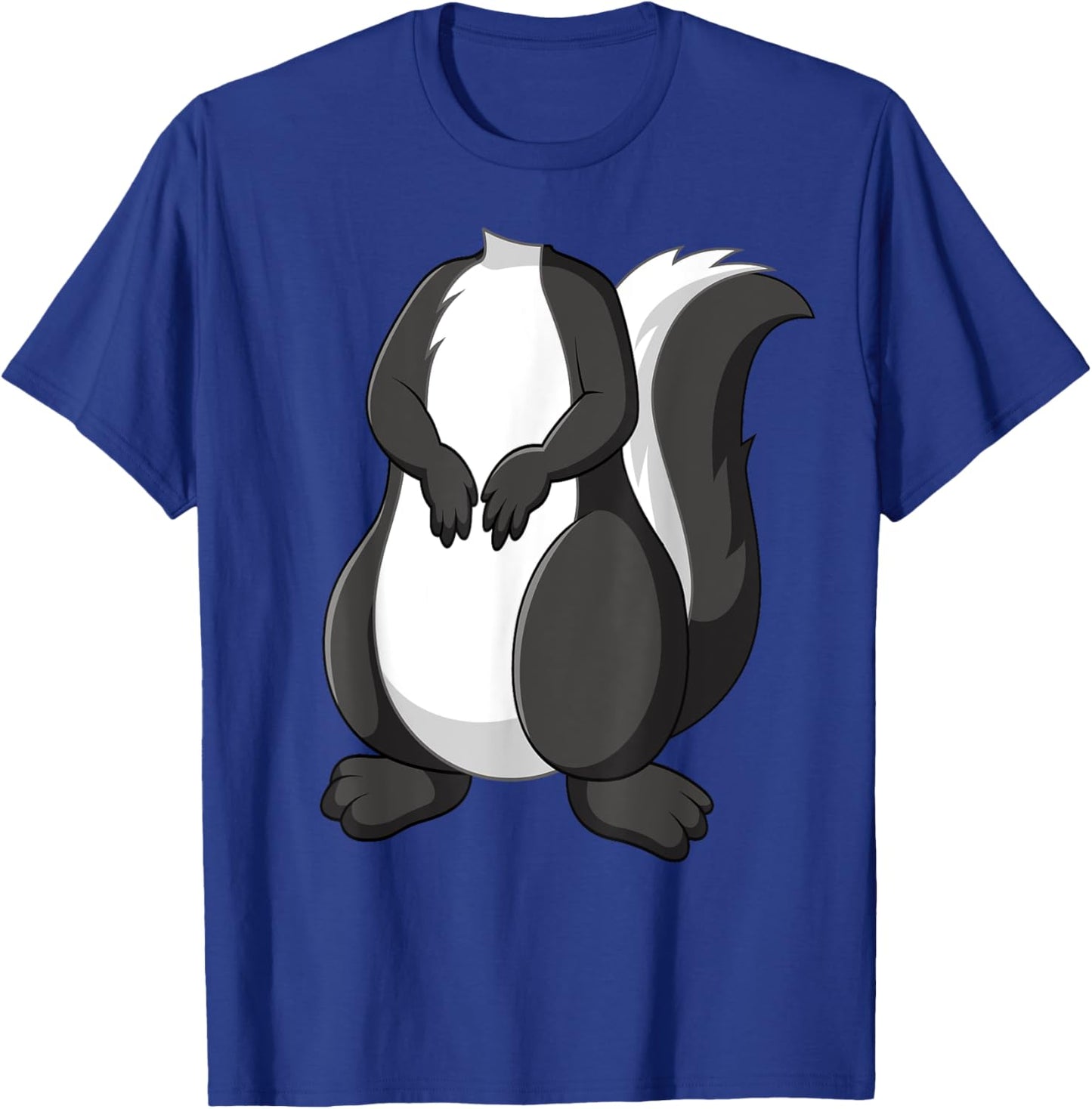 Skunk Shirt Adult Kids Men Women Skunk Costume T-Shirt - T-Shirt | Royal