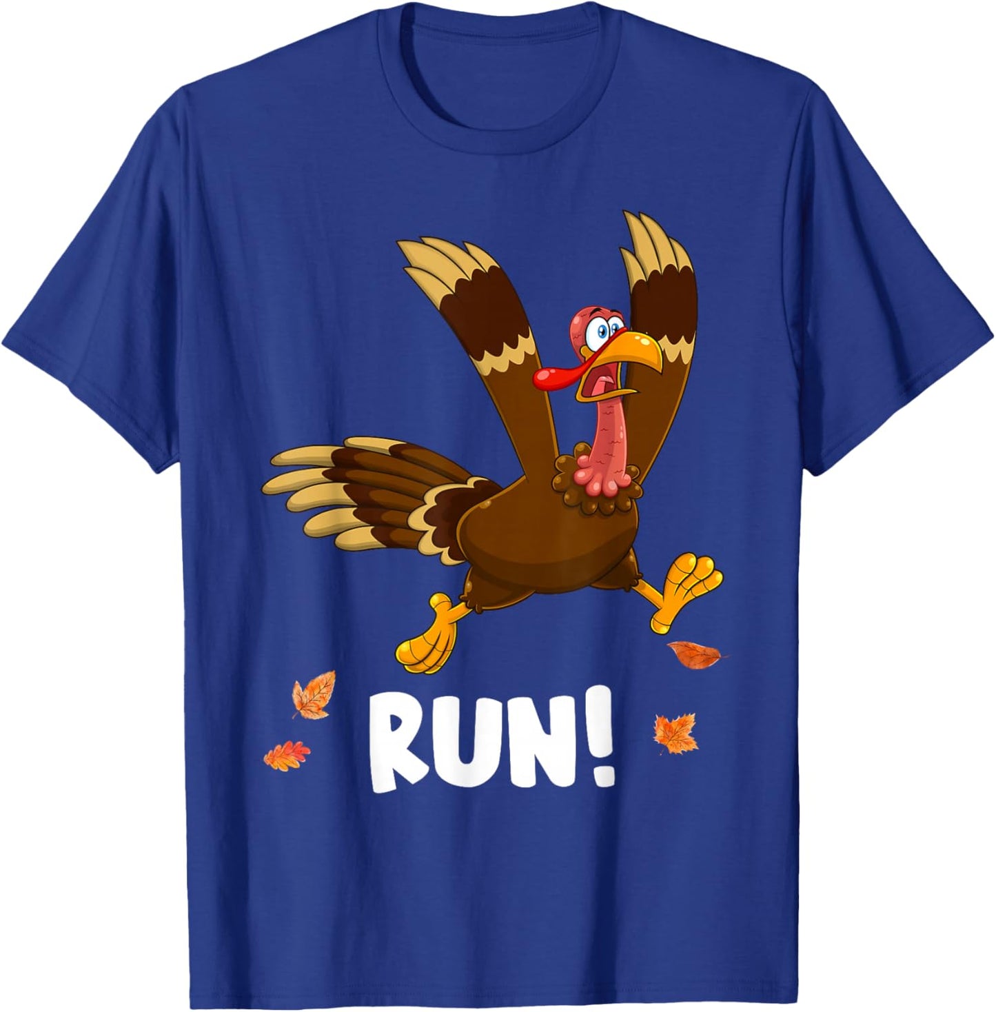 Thanksgiving Turkey Running Outfit Gear Costume Turkey Trot T-Shirt - T-Shirt | Royal