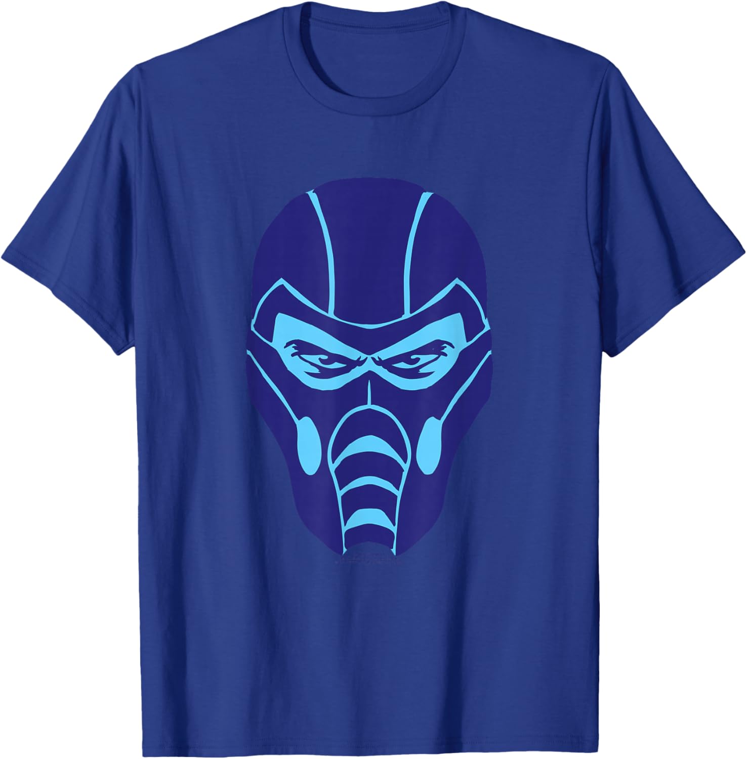 Mortal Kombat 9 Sub-Zero Face Icon T-Shirt - T-Shirt | Royal