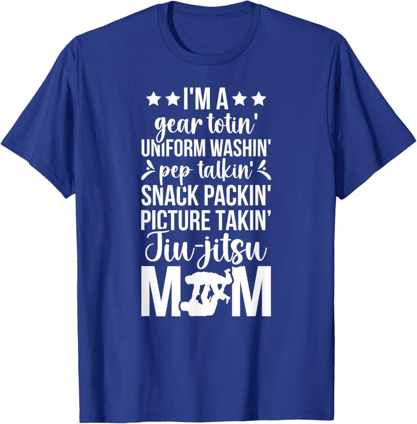 Jiu-Jitsu Mom Definition Jiu-Jitsu Fighter Mother BJJ Mom T-Shirt - T-Shirt | Royal