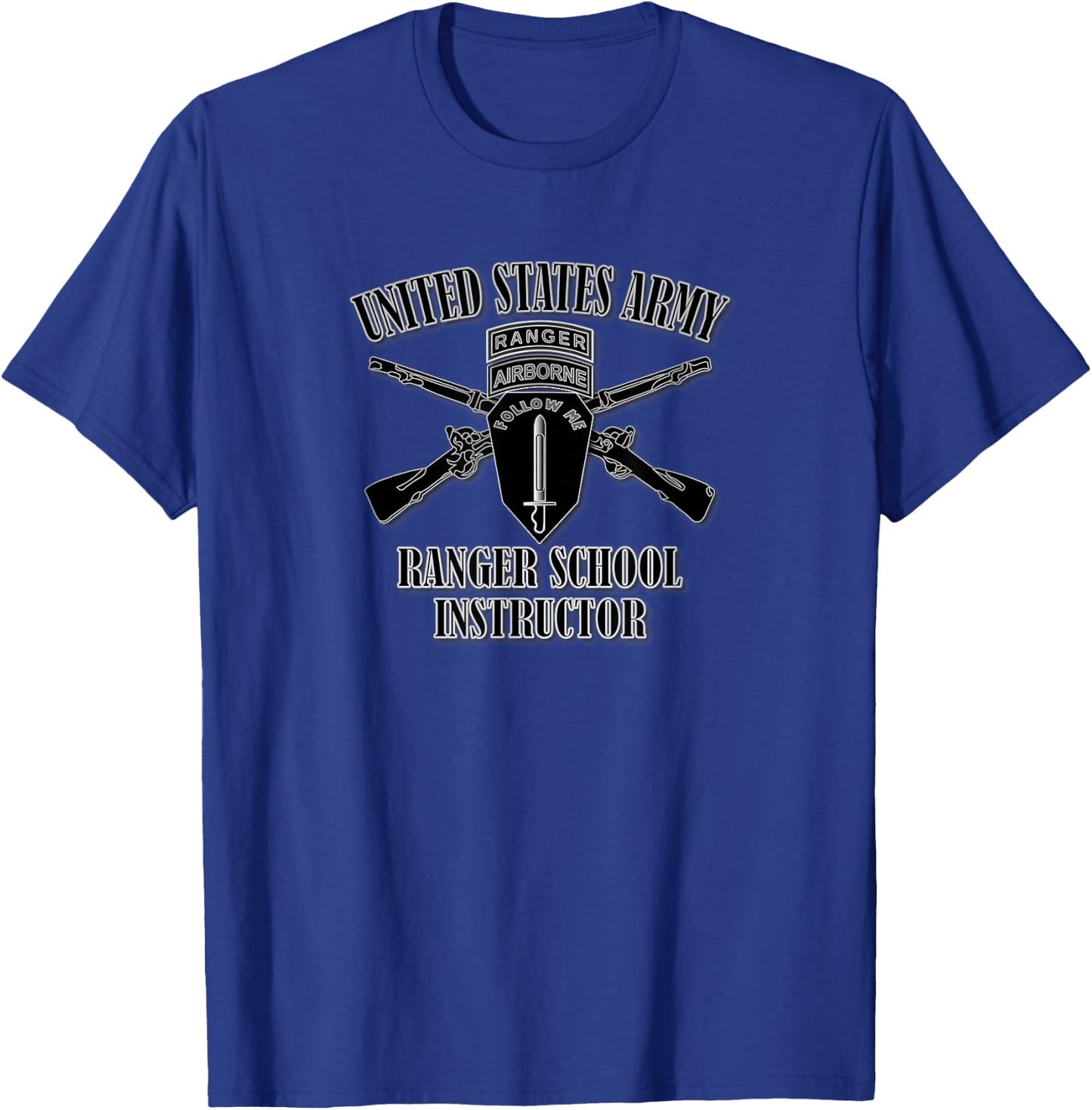 U.S. Army Ranger School Instructor (Front Design) T-Shirt - T-Shirt | Royal