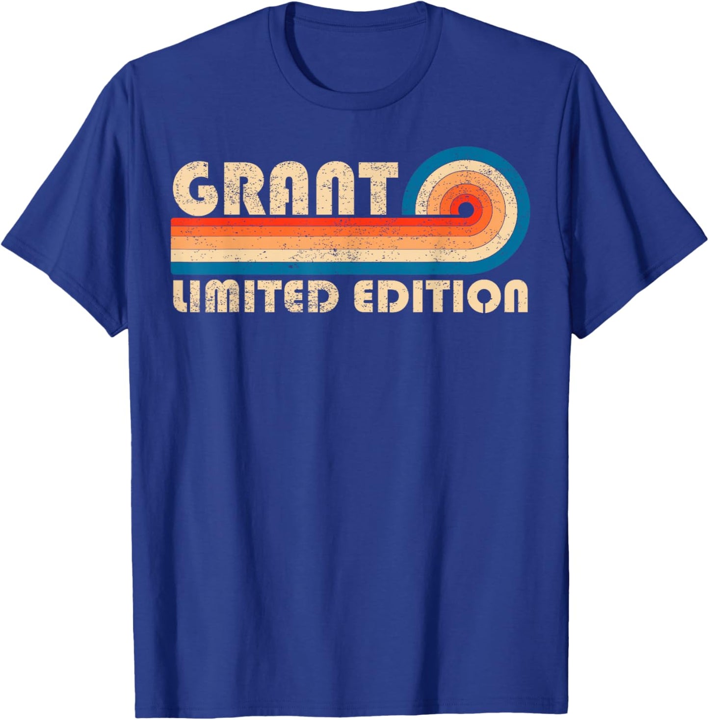 GRANT Surname Retro Vintage 80s 90s Birthday Reunion T-Shirt - T-Shirt | Royal