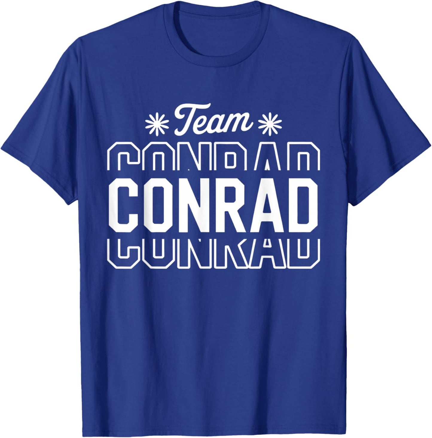 Retro Floral Team Conrad T-Shirt - T-Shirt | Royal
