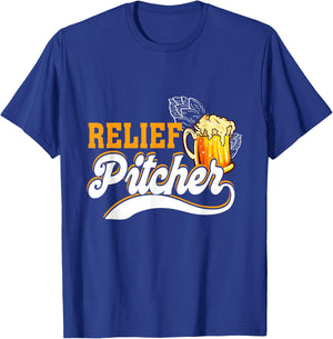 Relief Pitcher Beer And Baseball Minor League Baseball Life T-Shirt - T-Shirt | Royal