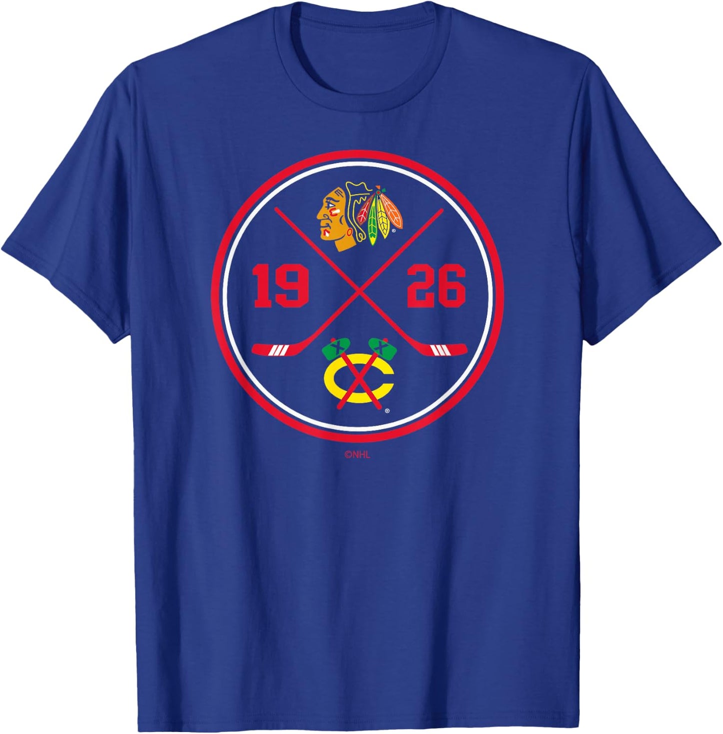 Chicago Blackhawks Prize Black Officially Licensed T-Shirt - T-Shirt | Royal