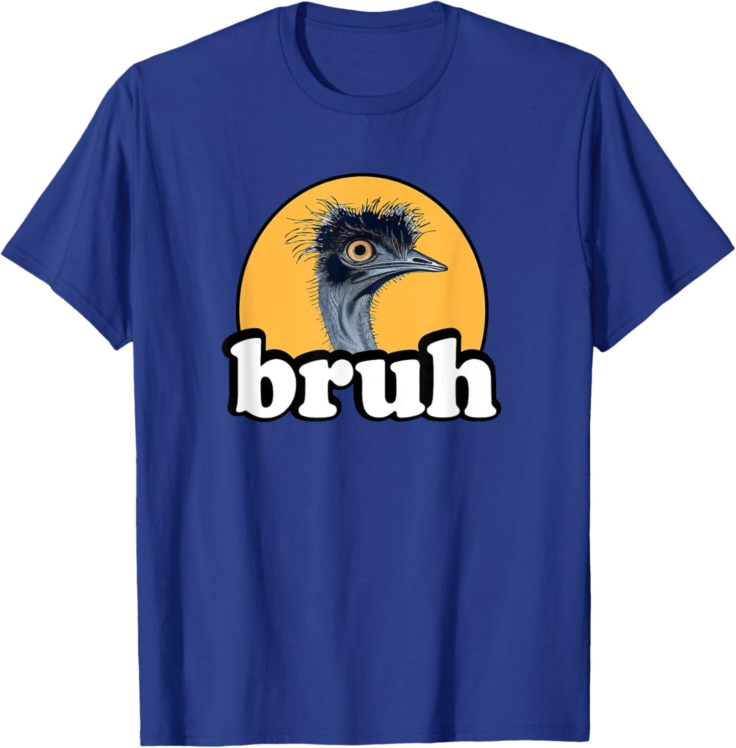 Zookeeper Funny Bruh Kids Flightless Bird Emu Lover T-Shirt - T-Shirt | Royal