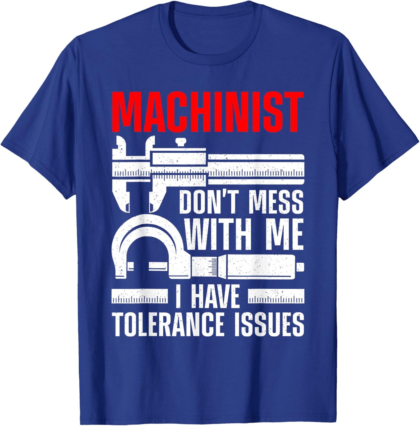 Funny Machinist Art Women Machine Operator Machinist T-Shirt - T-Shirt | Royal