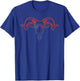 American Goat Patriotic American Flag Goat Kids Men T-Shirt - T-Shirt | Royal
