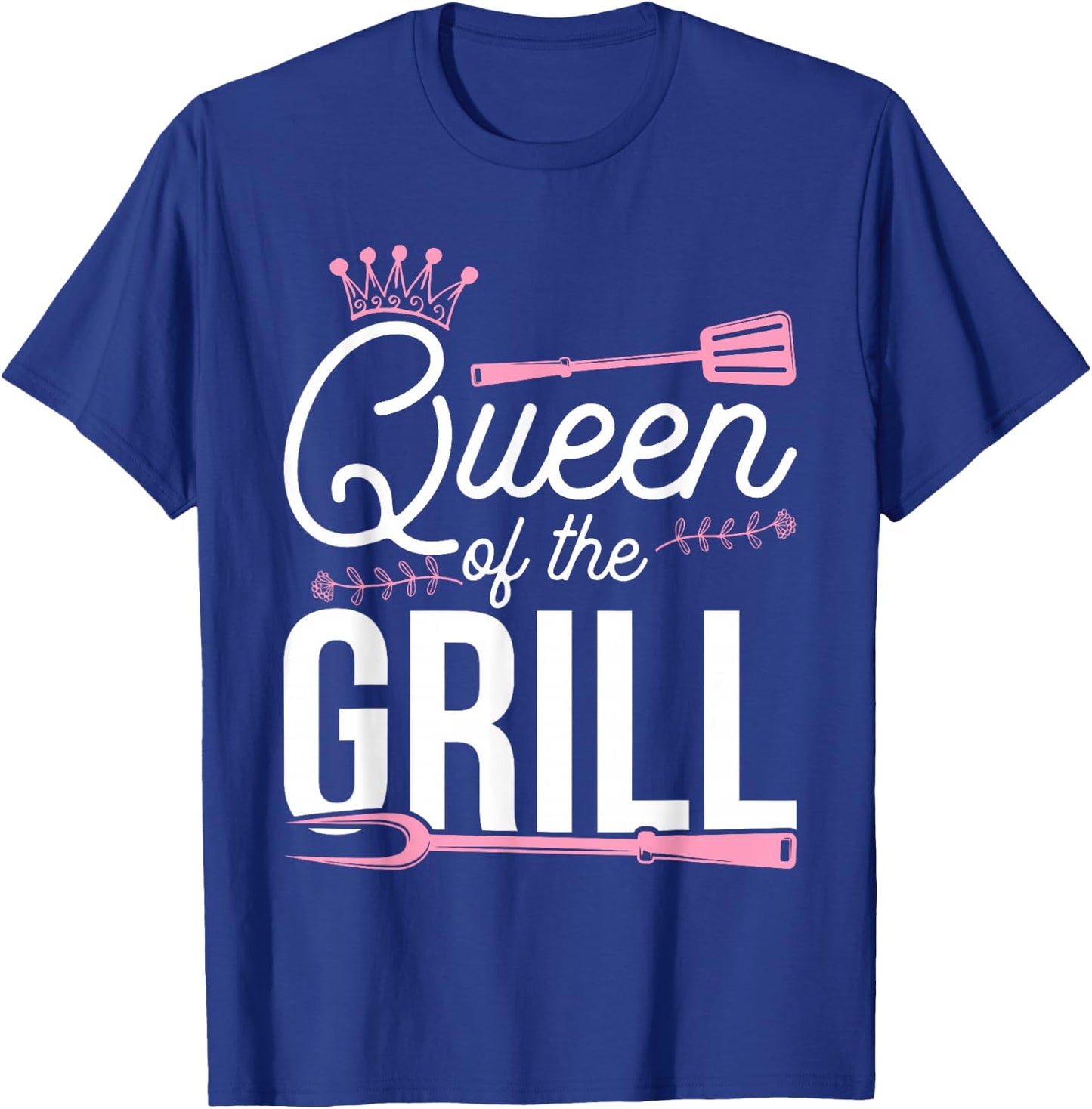 Queen Of The Grill Smoked Meat BBQ Barbecue T-Shirt - T-Shirt | Royal