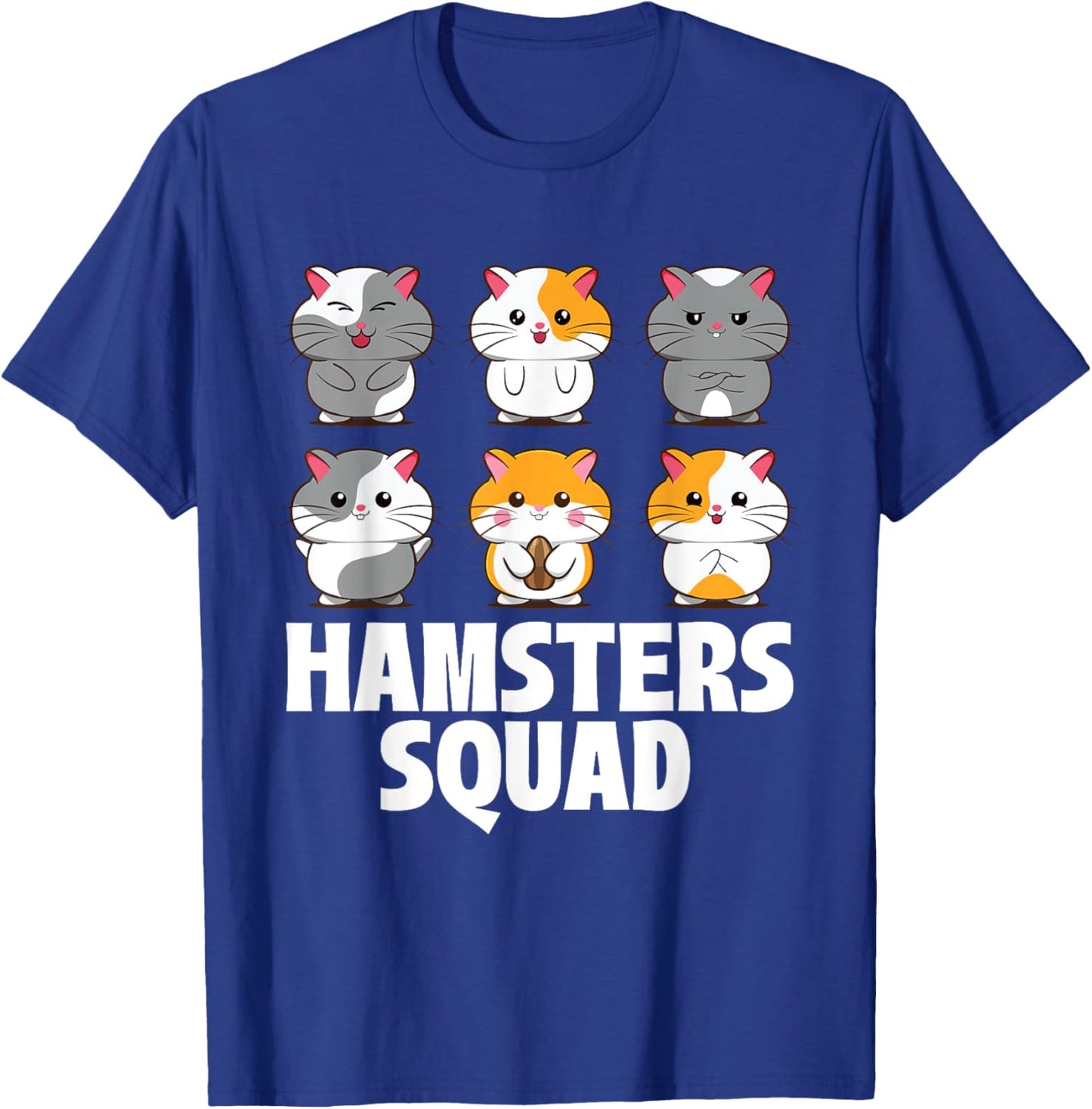 Hamsters Squad - Animal Whisperer Pet Owner Rodent Lover T-Shirt - T-Shirt | Royal