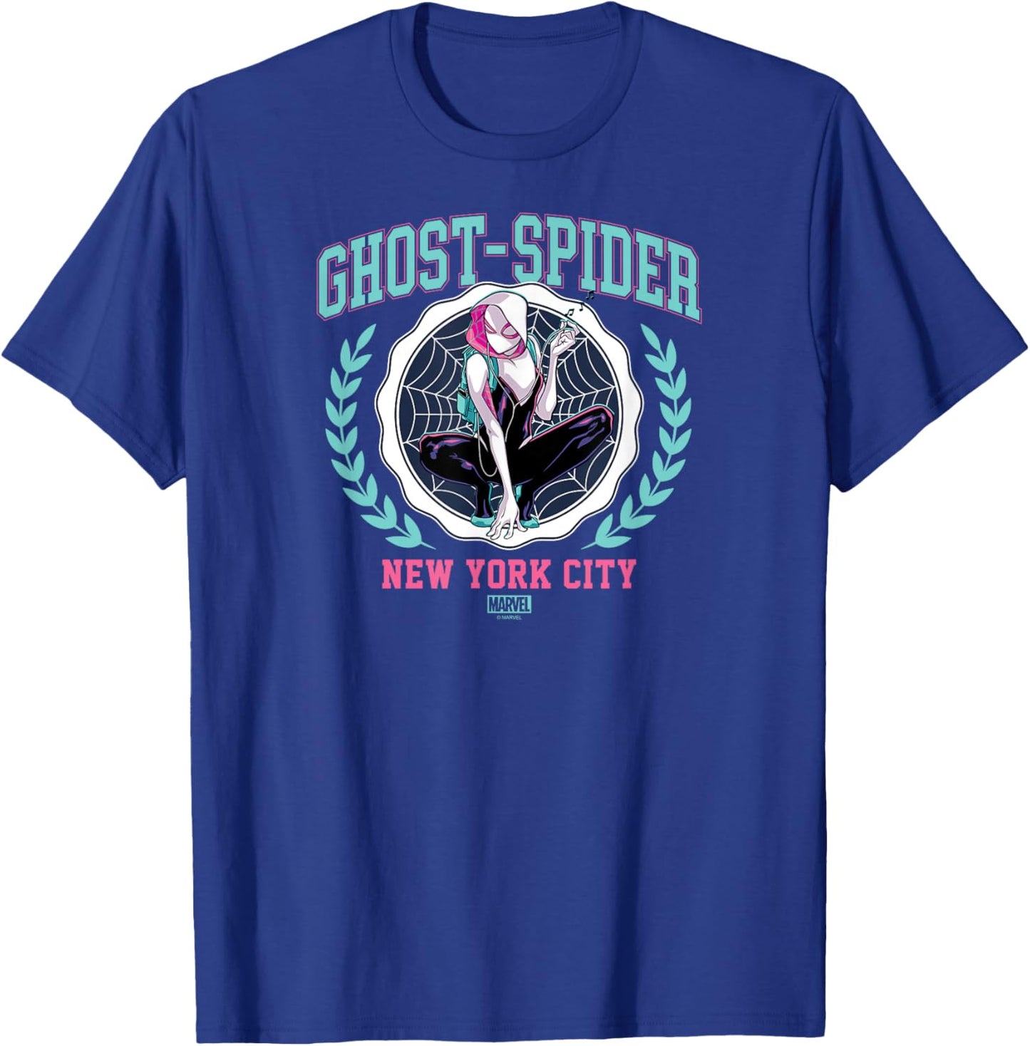 Ghost Spider - Collegiate T-Shirt - T-Shirt | Royal