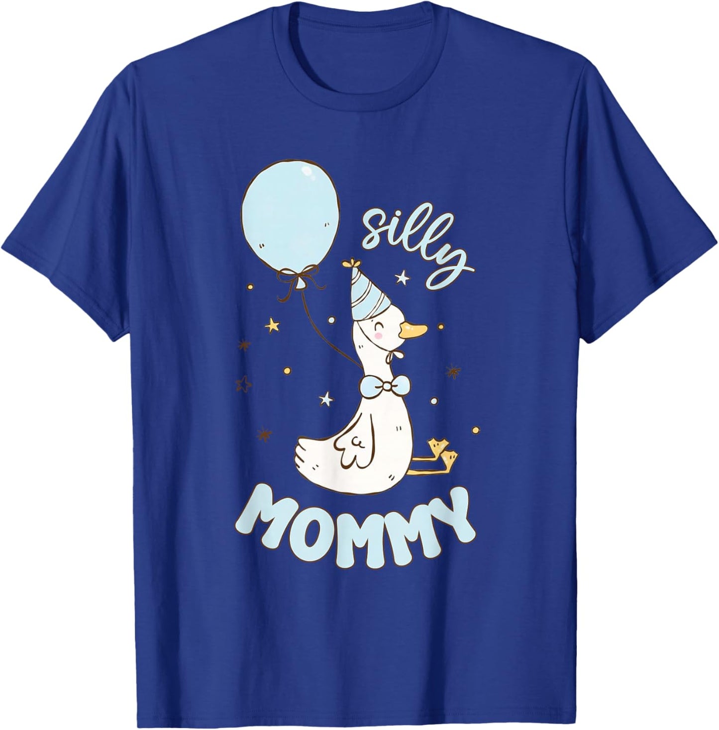 Silly Mommy Silly Goose 1st Birthday Boy Family Matching T-Shirt - T-Shirt | Royal