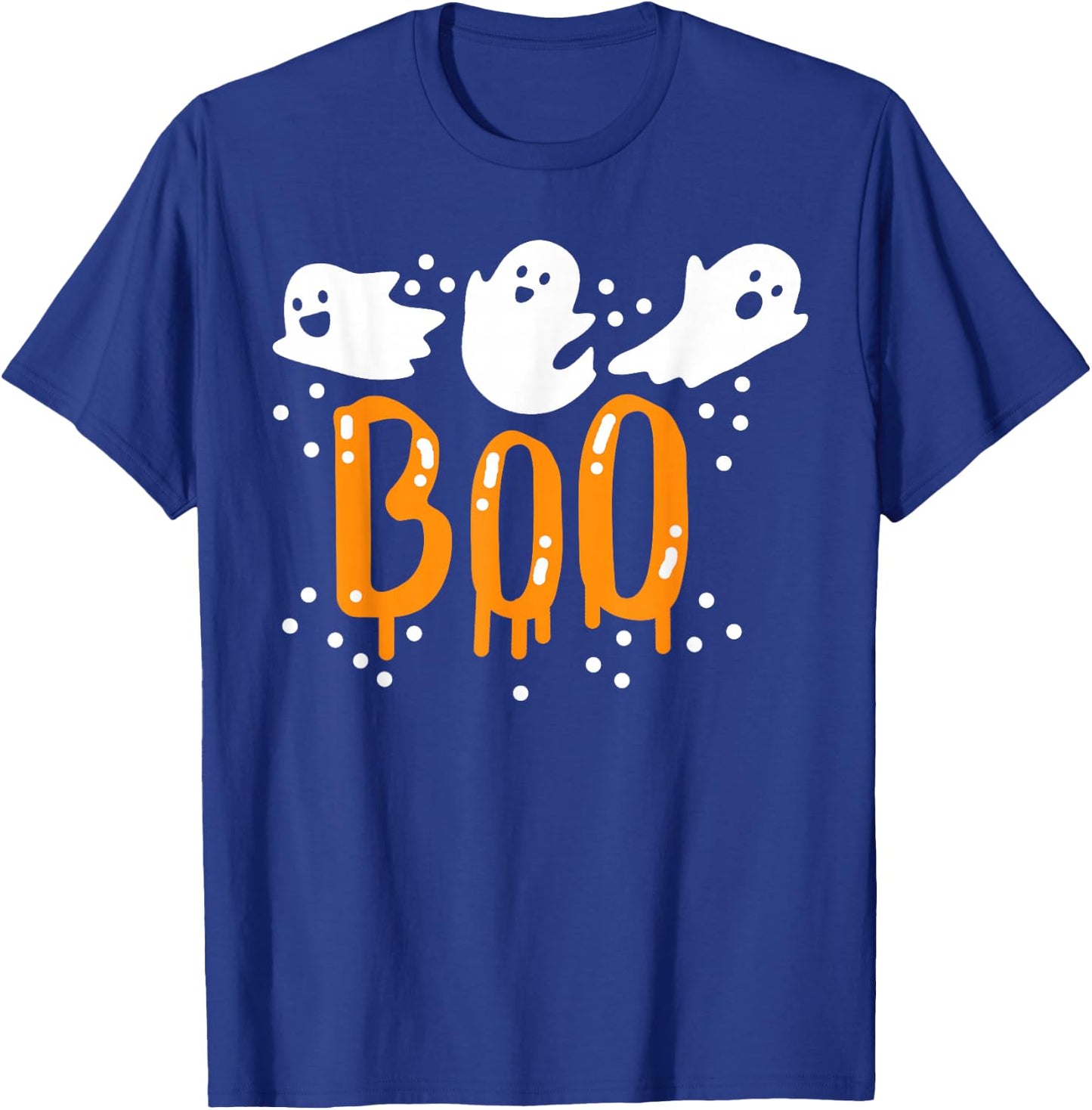 Halloween Ghost Boo Cute T-Shirt - T-Shirt | Royal