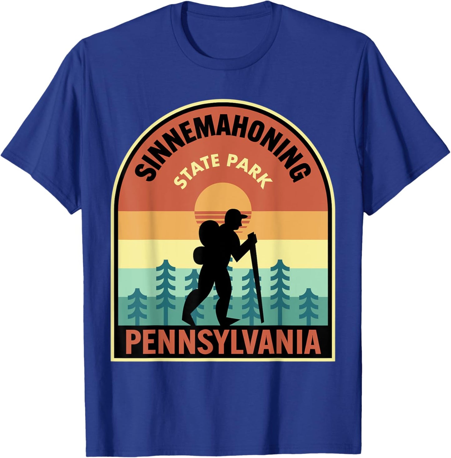Sinnemahoning State Park PA Retro T-Shirt - T-Shirt | Royal
