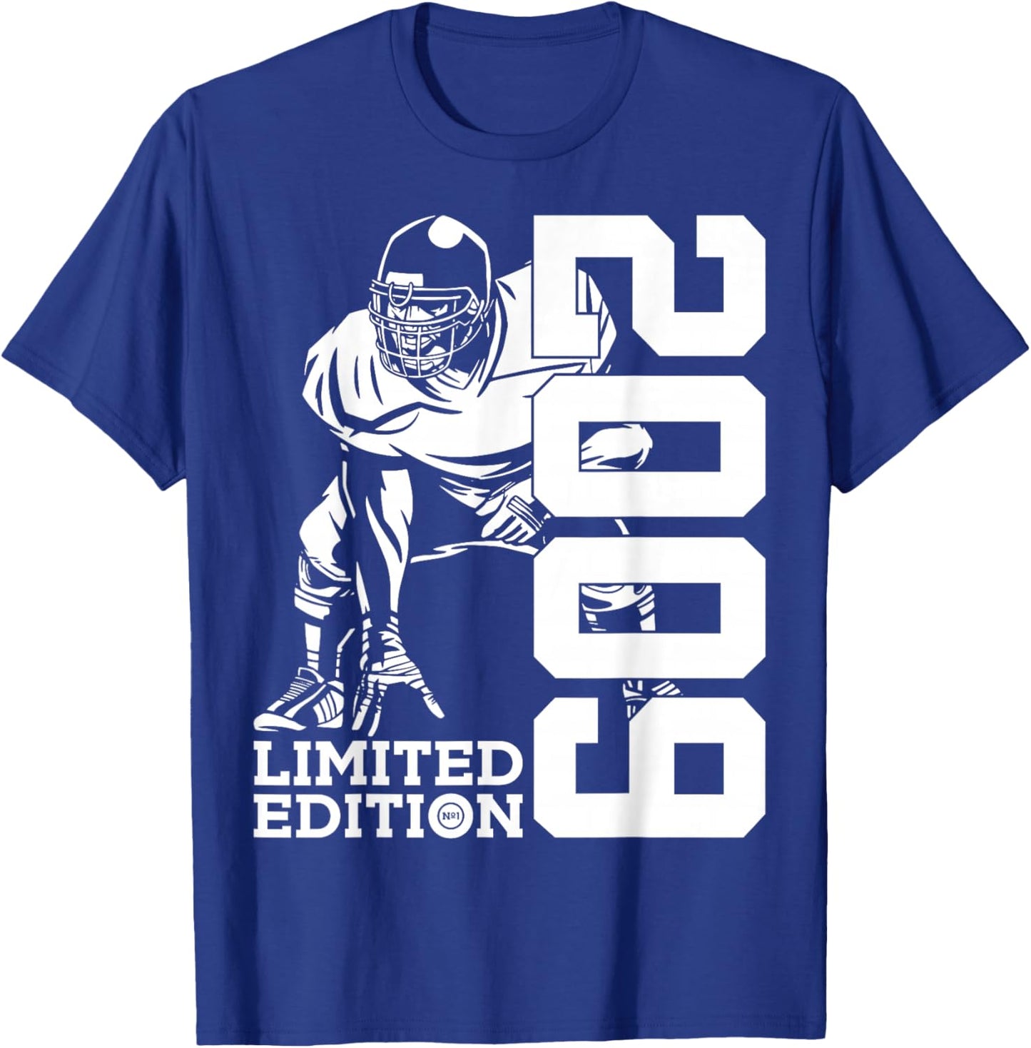 16th BIRTHDAY FOOTBALL LIMITED EDITION 2009 FOOTBALL T-Shirt - T-Shirt | Royal