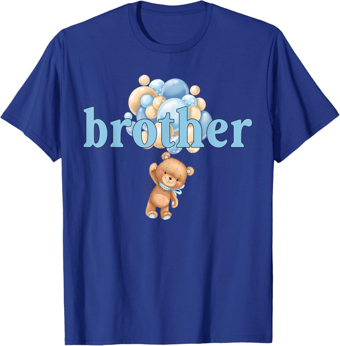 Brother Teddy Bear 1st Birthday Boy Family Matching T-Shirt - T-Shirt | Royal