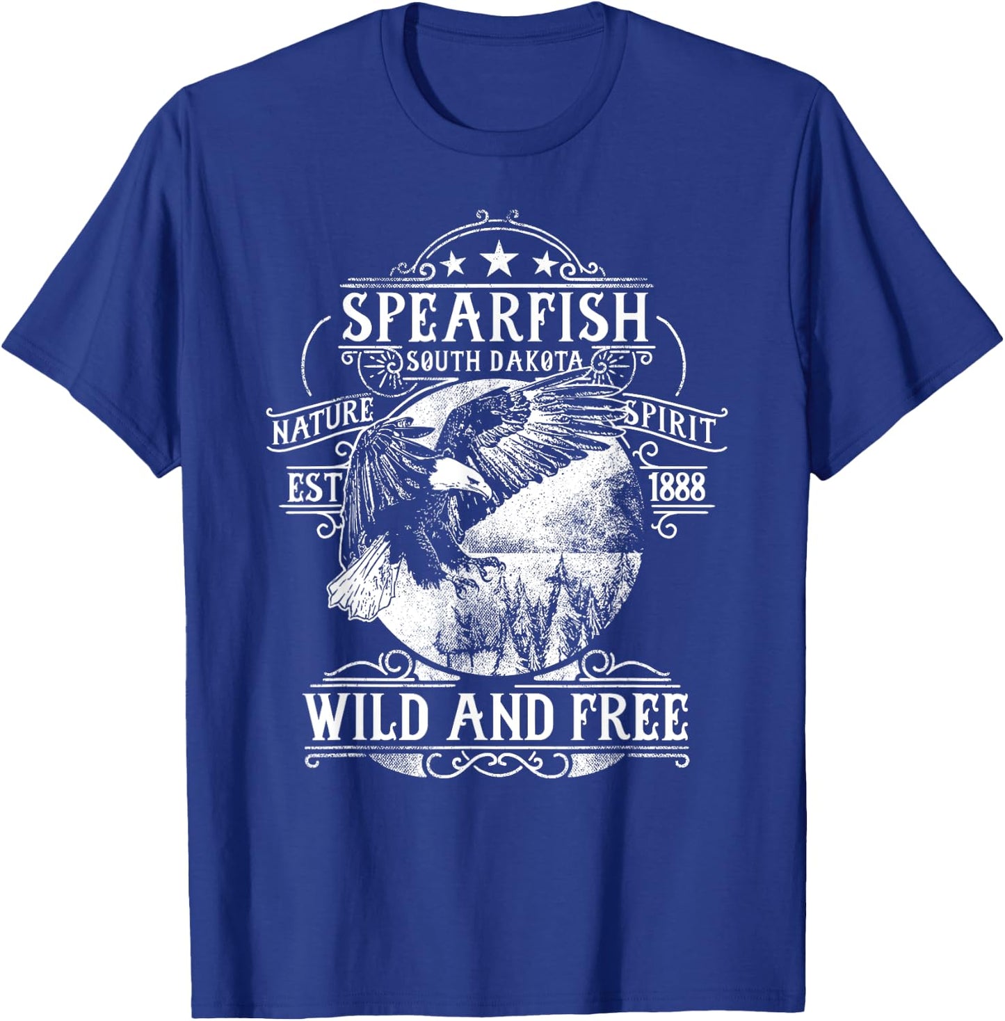 Spearfish South Dakota T-Shirt - T-Shirt | Royal