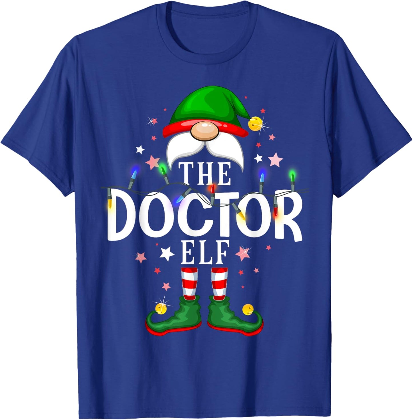 The Doctor Elf Christmas Family Pajama Party T-Shirt - T-Shirt | Royal