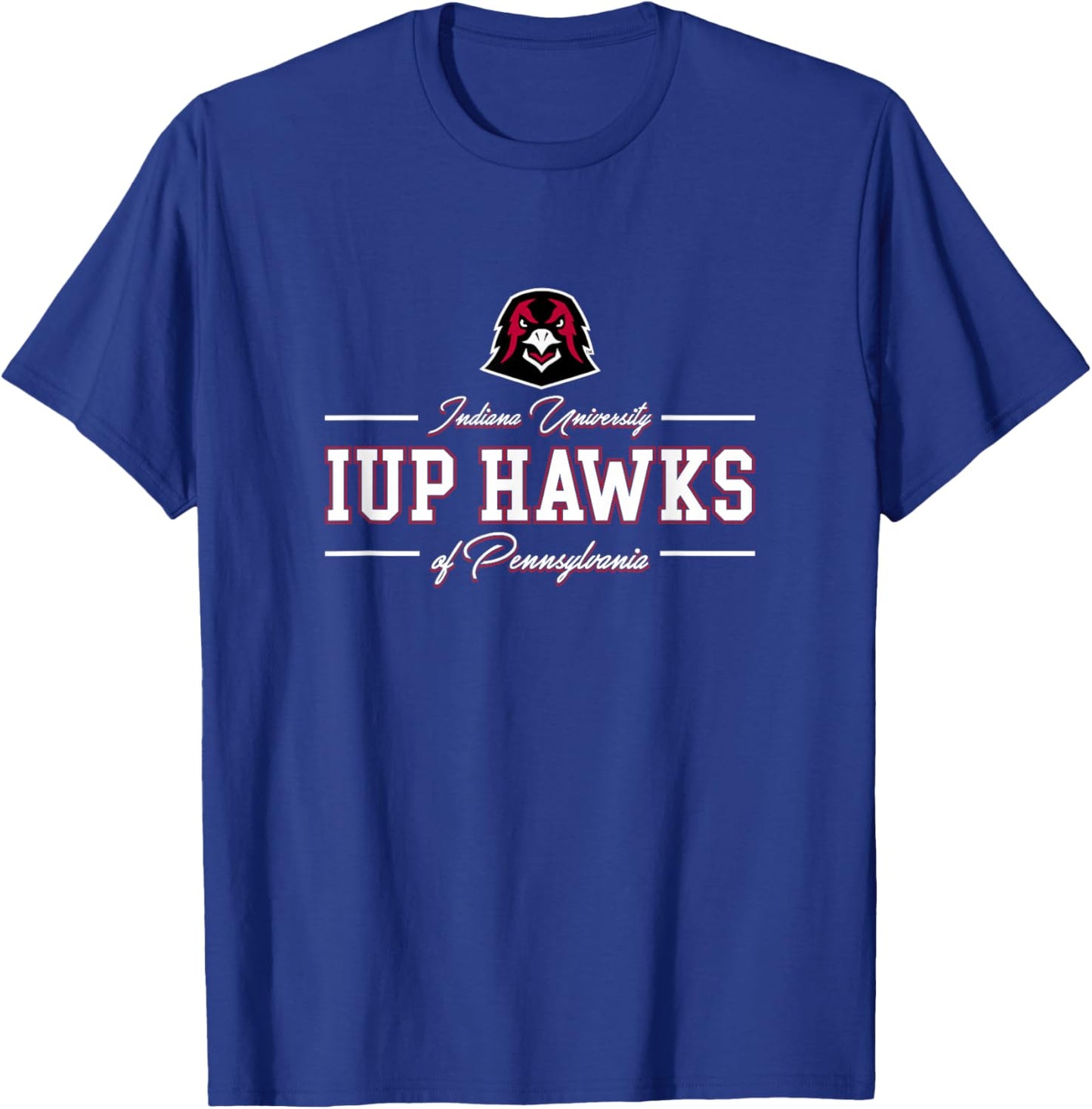 Indiana University Pennsylvania Hawks | IUP NCAA | AA00026 T-Shirt - T-Shirt | Royal