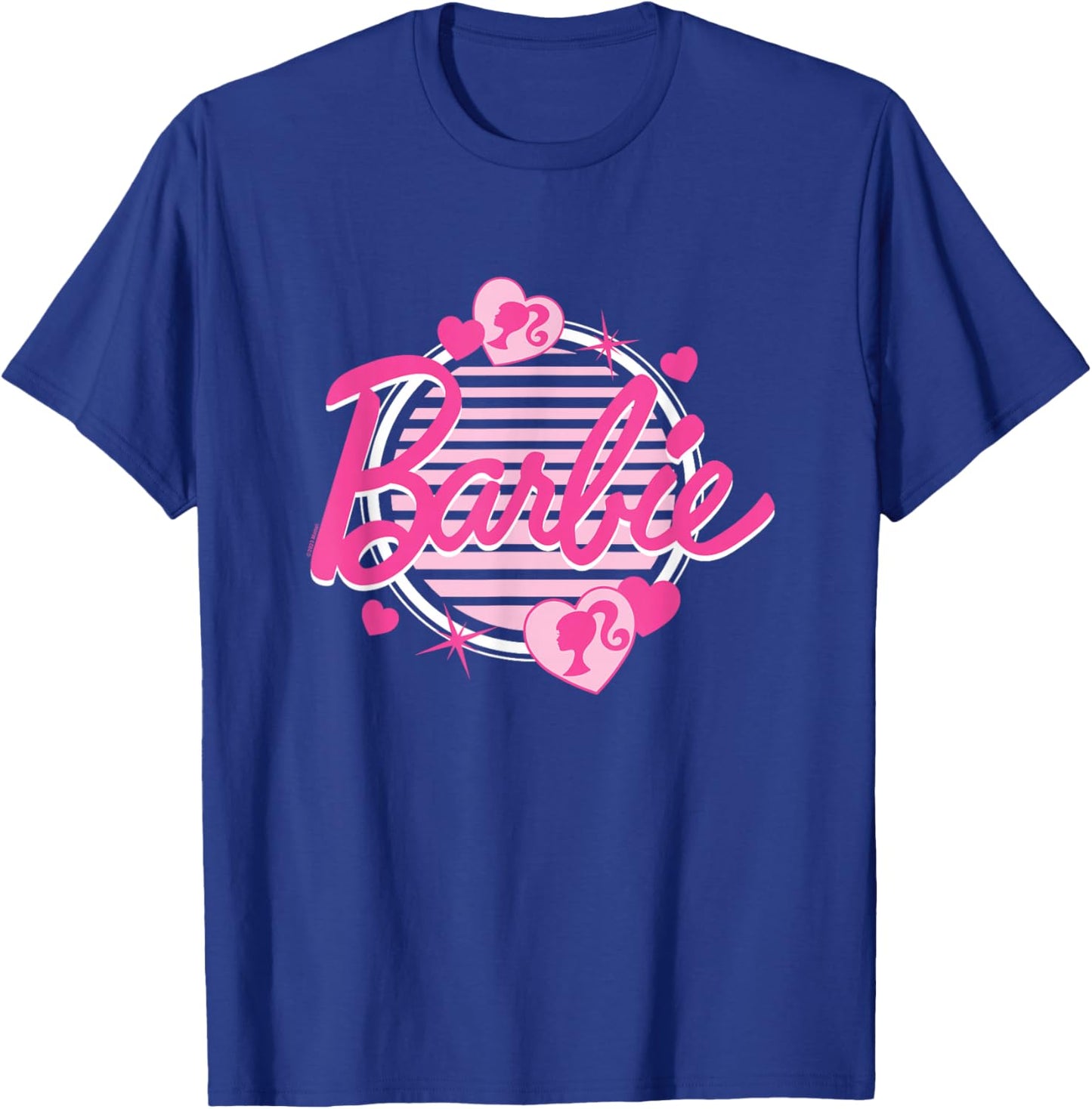 Barbie - Pinkes Logo mit Herzen T-Shirt - T-Shirt | Royal