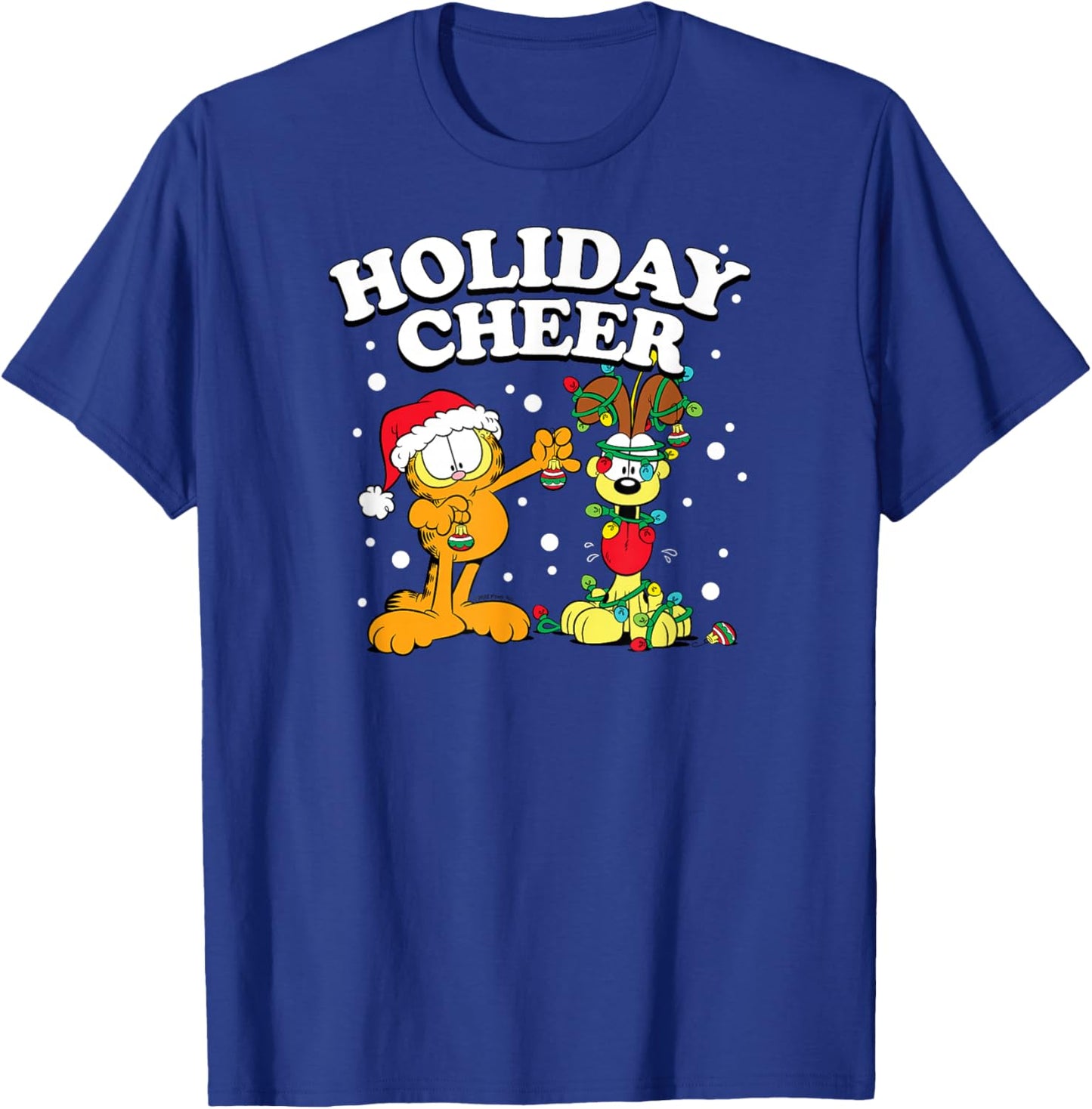 Garfield - Holiday Cheer Odie T-Shirt - T-Shirt | Royal