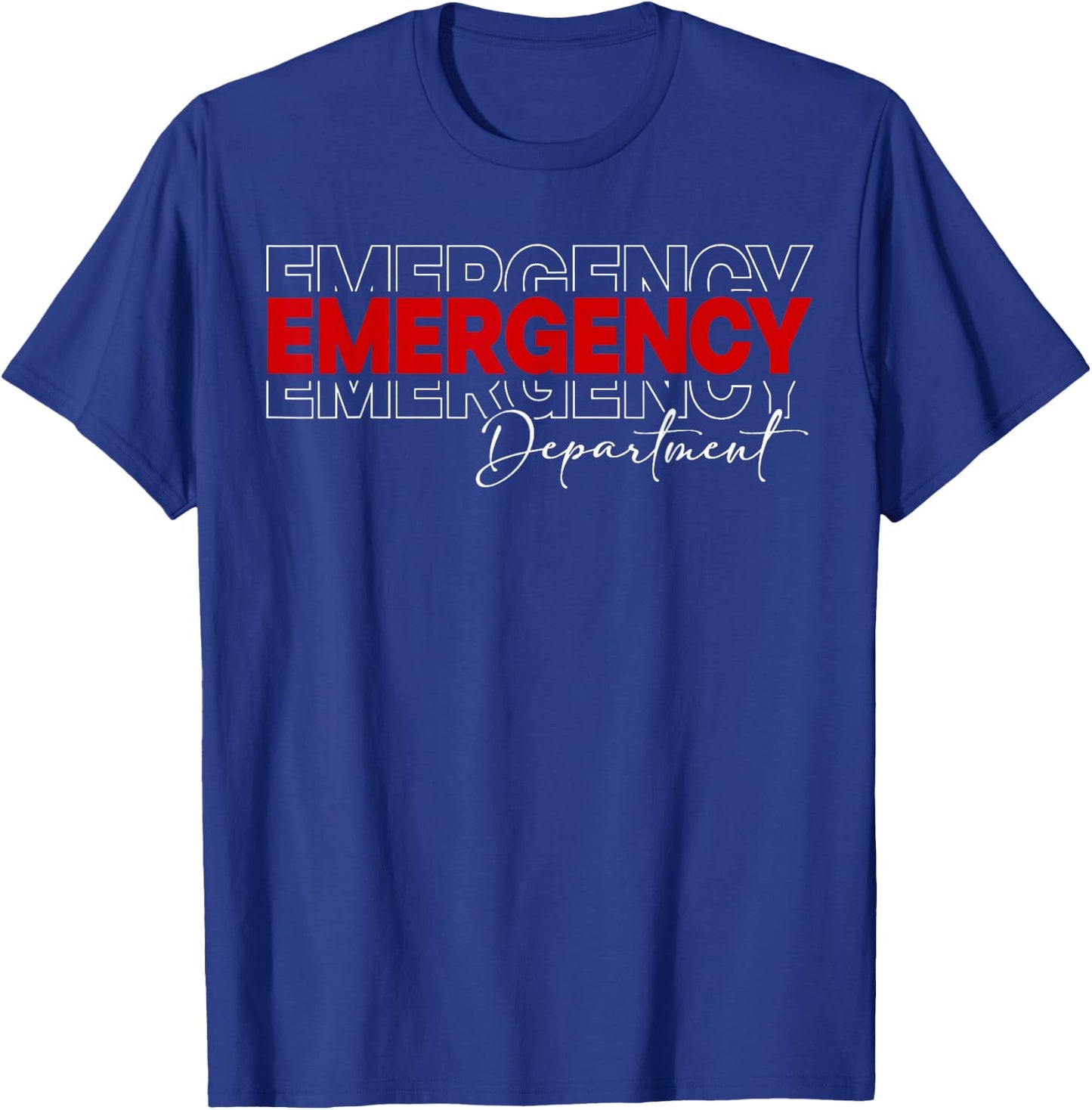 Emergency Room Registered Nurse Retro Er Nurse , , Black, Small, Short Sleeve, , Retro Nurse T-Shirt - T-Shirt | Royal