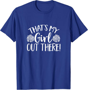 Cheer Mom Cheerleading Mother of Cheerleader Cheer Mom T-Shirt - T-Shirt | Royal