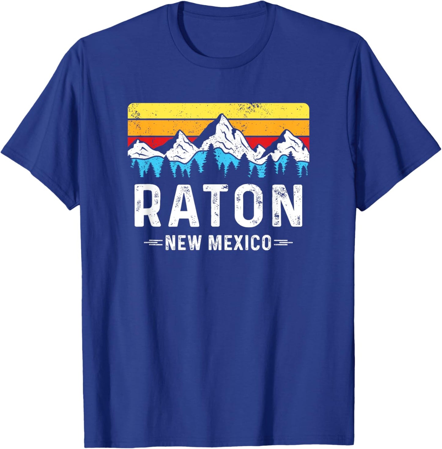 Raton New Mexico Mountains Raton NM Souvenir T-Shirt - T-Shirt | Royal