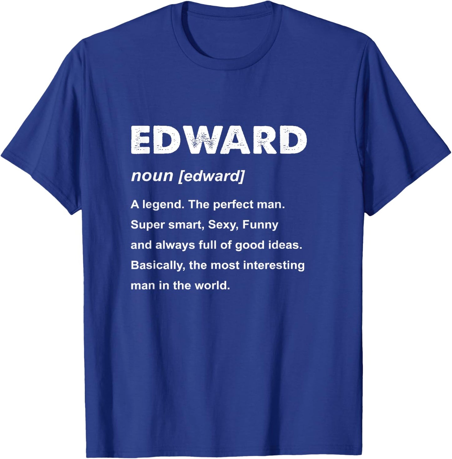 Edward Name T-Shirt - T-Shirt | Royal