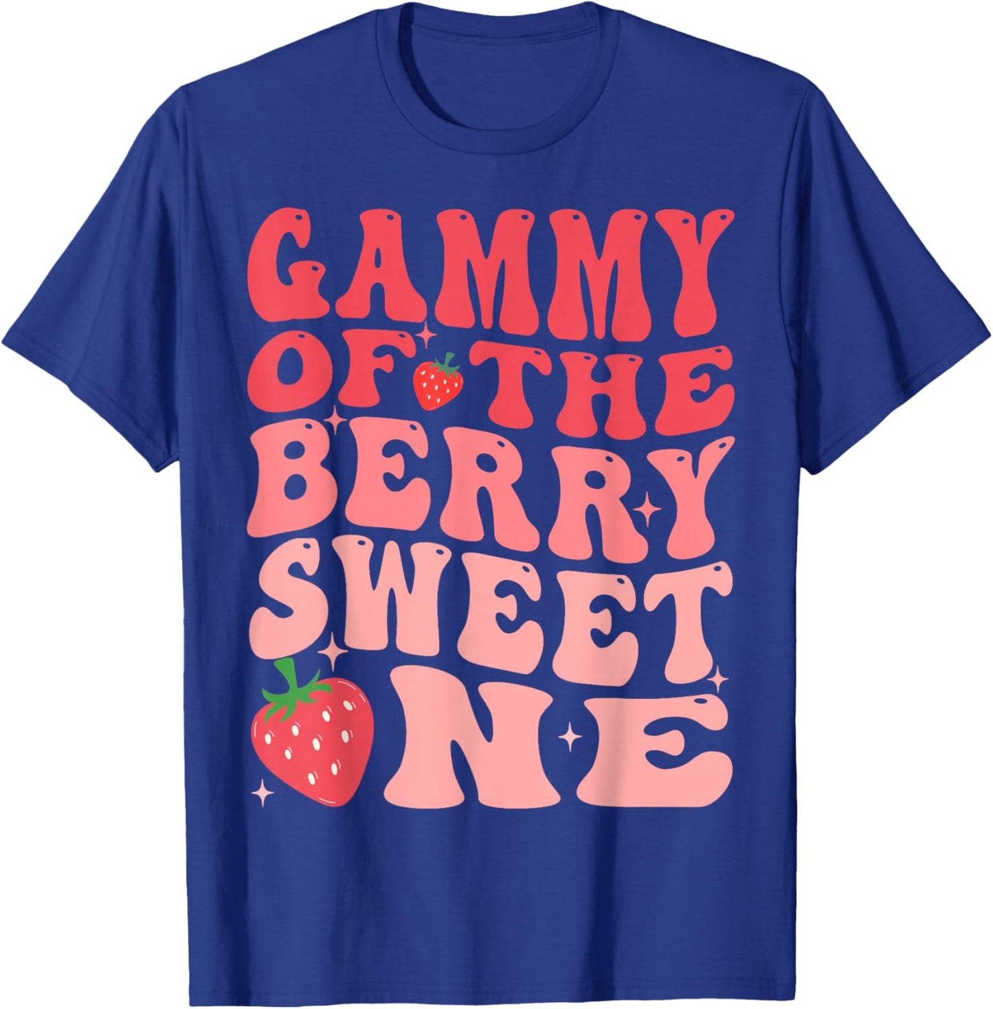 Gammy Of The Berry Sweet One 1st Birthday Strawberry T-Shirt - T-Shirt | Royal