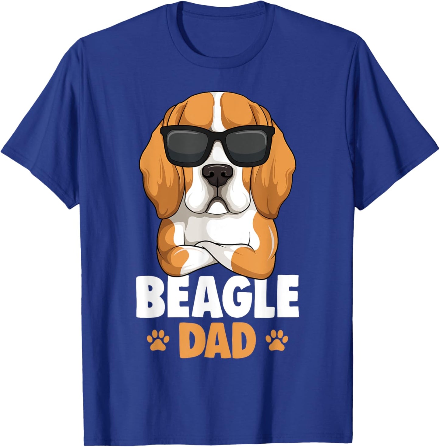 Beagle Dad Dog Father Men T-Shirt - T-Shirt | Royal