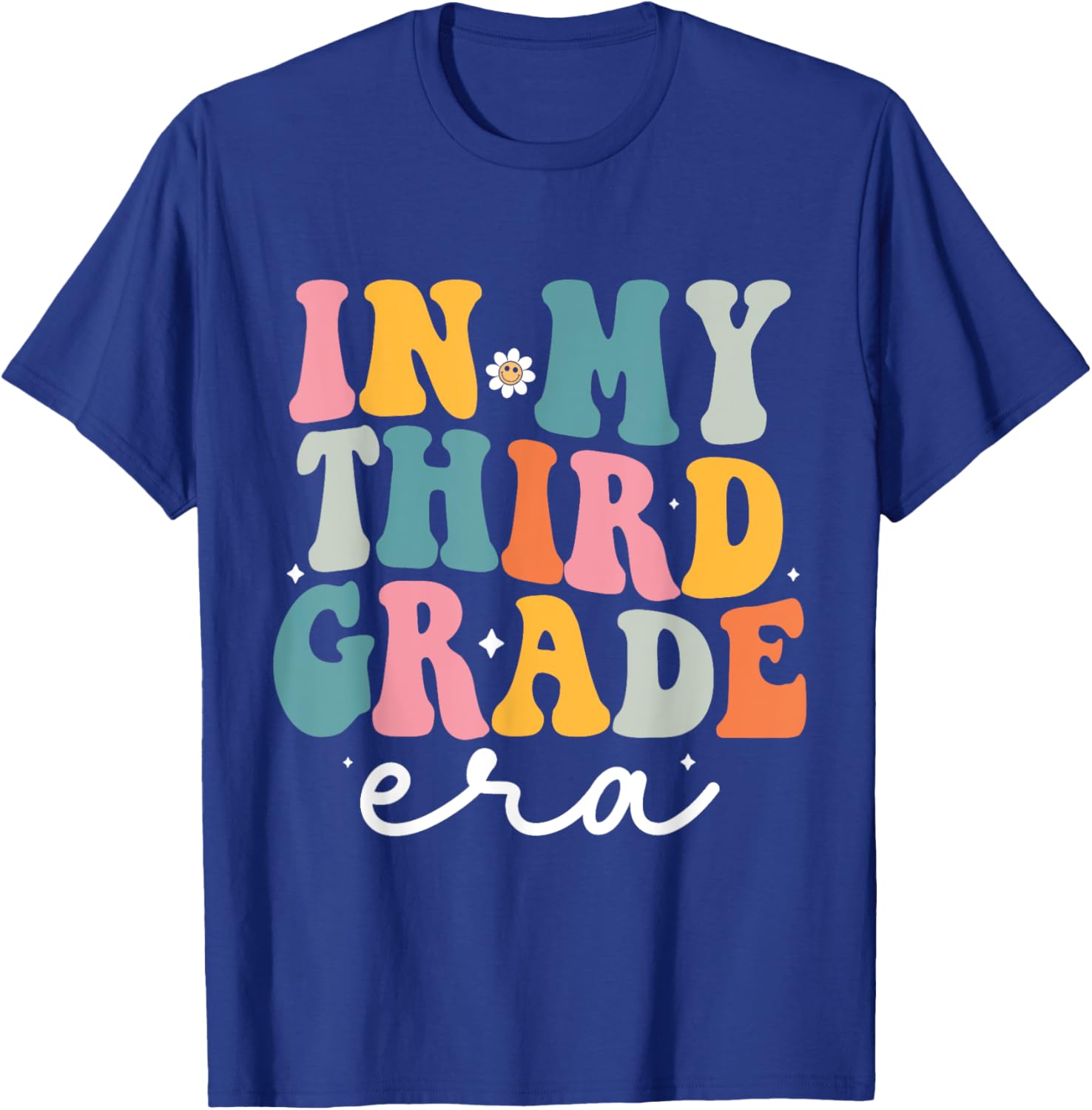 In My Third Grade Era Kid Back To School 3rd Grade Teacher T-Shirt - T-Shirt | Royal