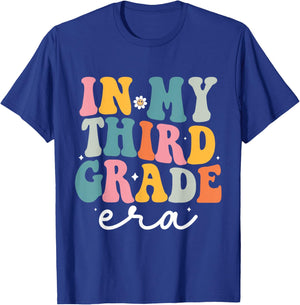 In My Third Grade Era Kid Back To School 3rd Grade Teacher T-Shirt - T-Shirt | Royal