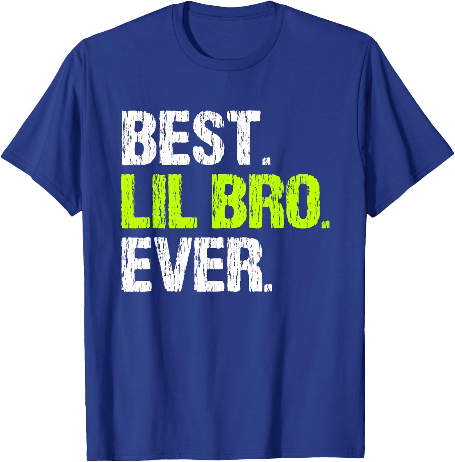 Best Lil Bro Ever Family Cool Funny Little Brother T-Shirt - T-Shirt | Royal