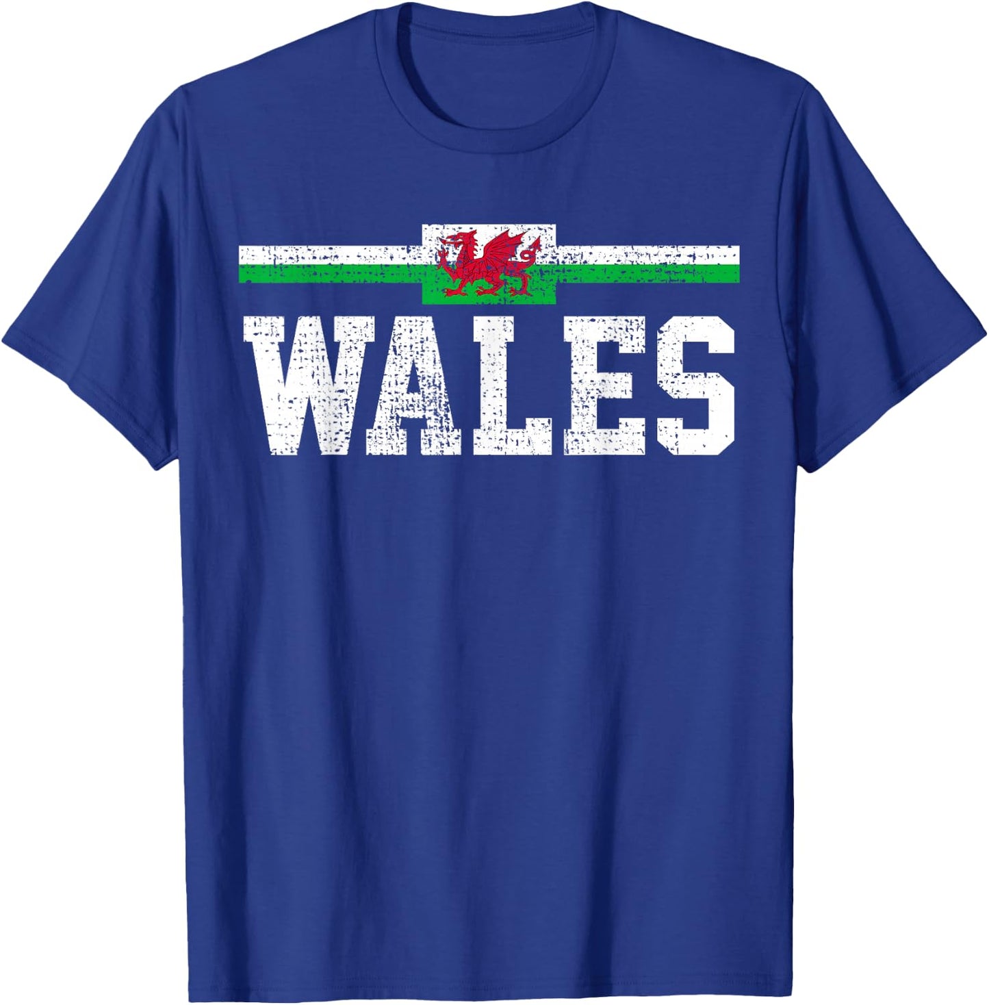 Wales Welsh Flag T-Shirt - T-Shirt | Royal