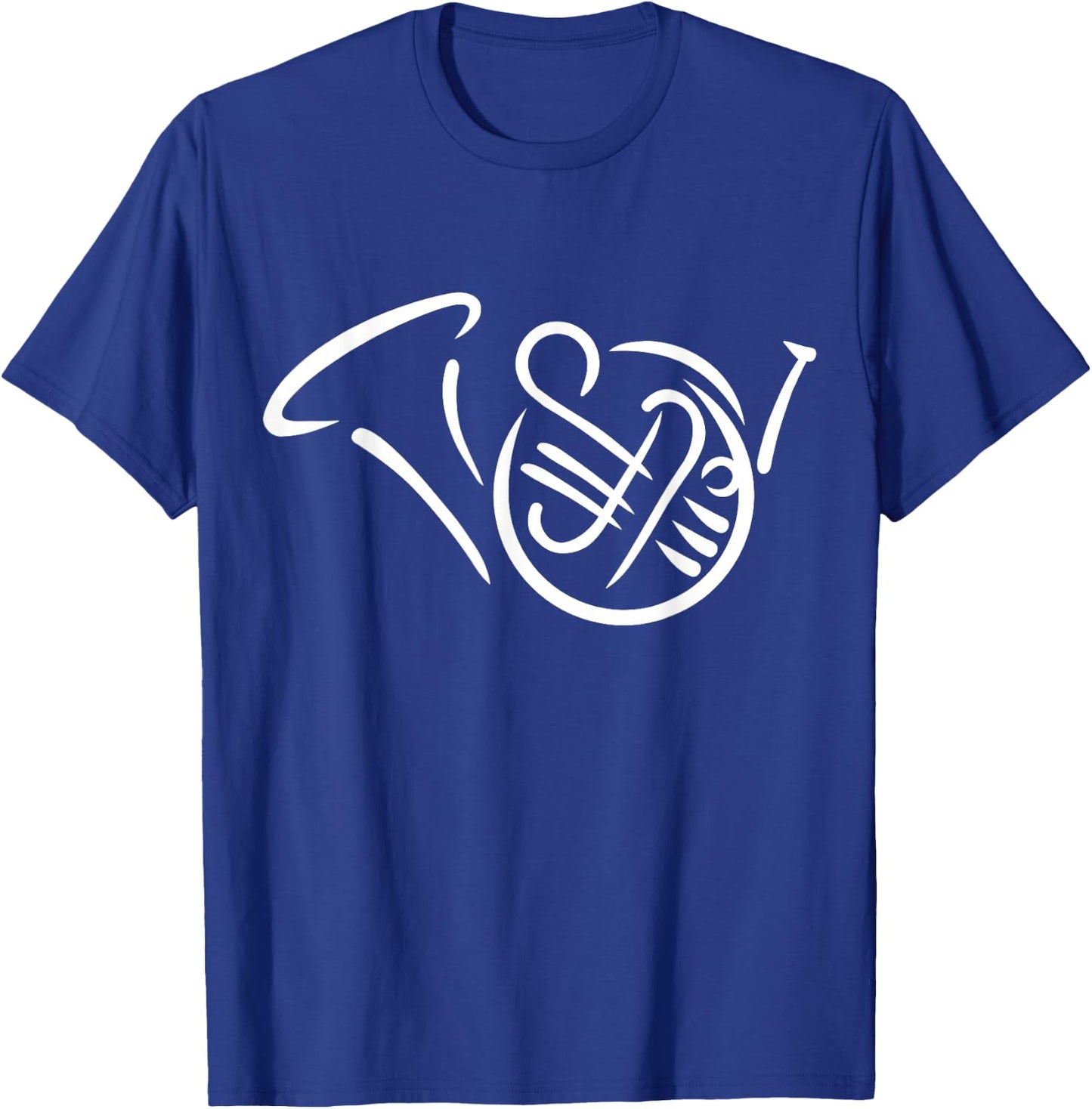 Bugle french horn T-Shirt - T-Shirt | Royal