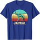 Vintage Retro Style Sunset Jackal T-Shirt - T-Shirt | Royal