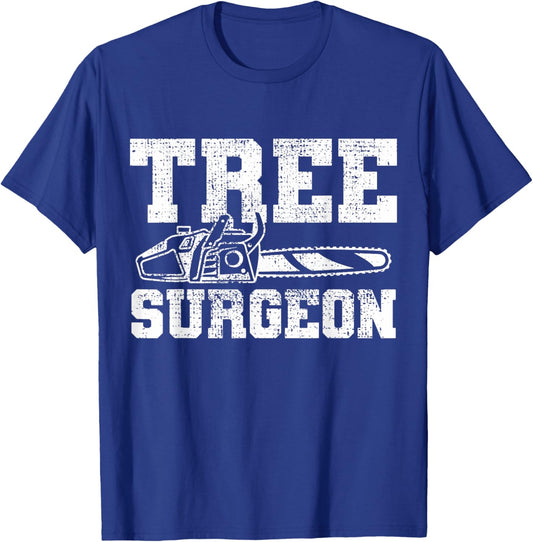 Arborist Tree Surgeon T-Shirt - T-Shirt | Royal