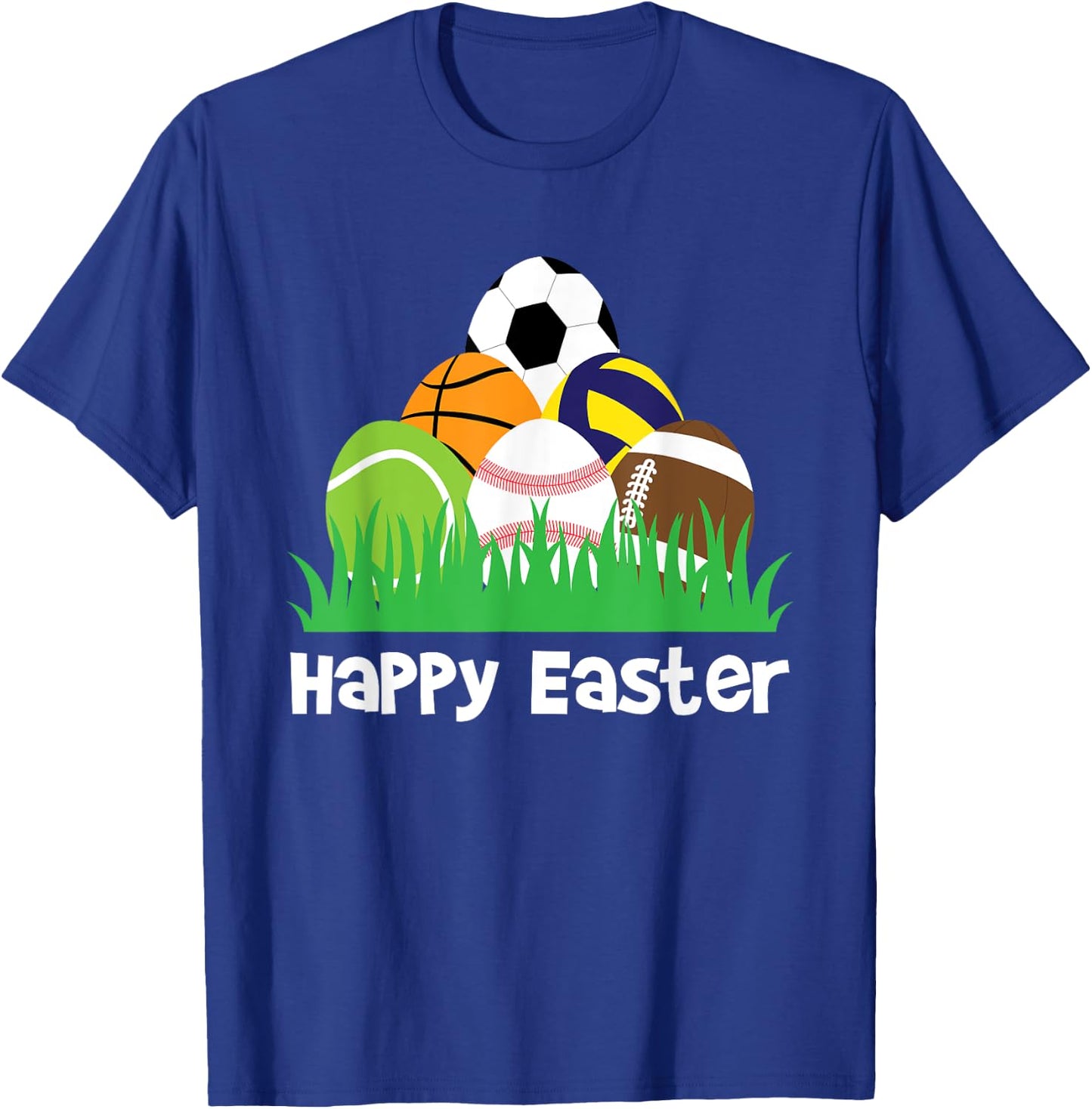 Boys Easter - Spring Sports Lover T-Shirt - T-Shirt | Royal