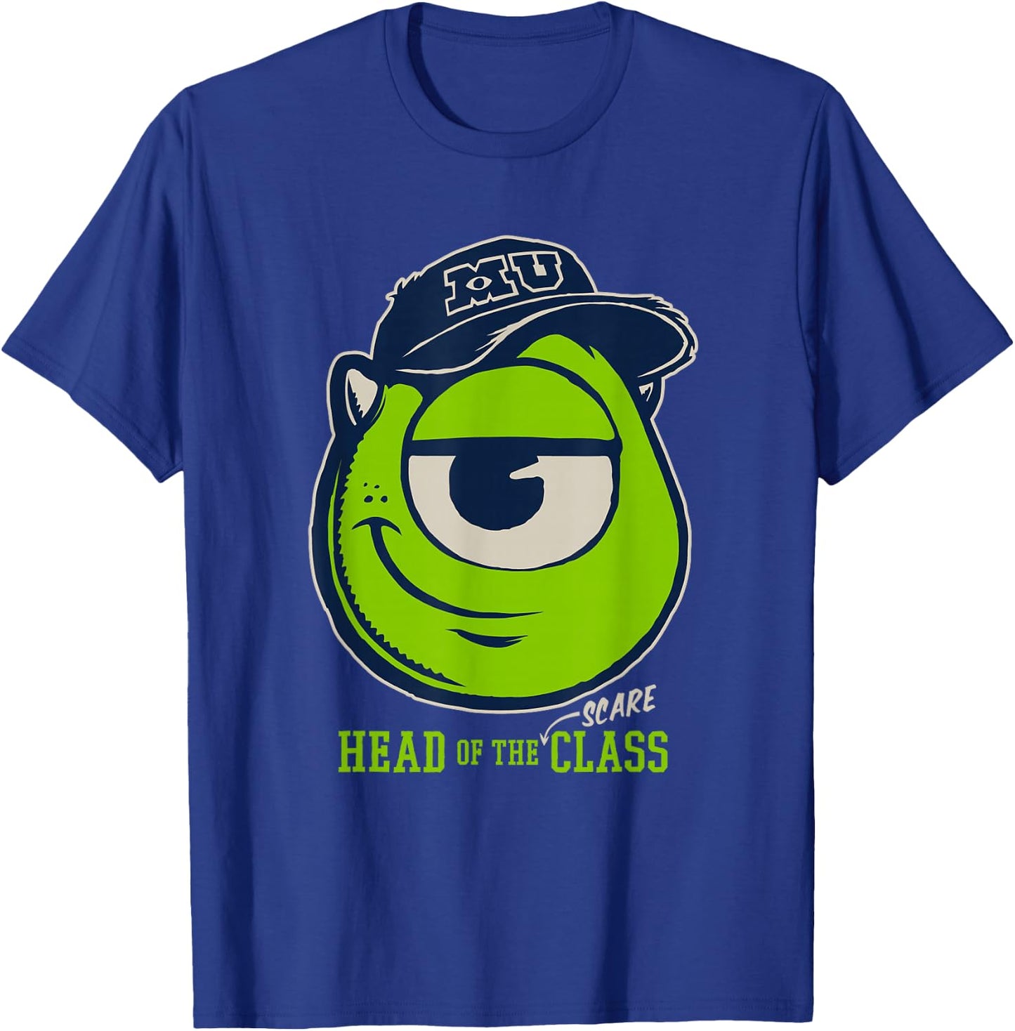 Disney PIXAR Monsters University Mike Head of T-Shirt - T-Shirt | Royal