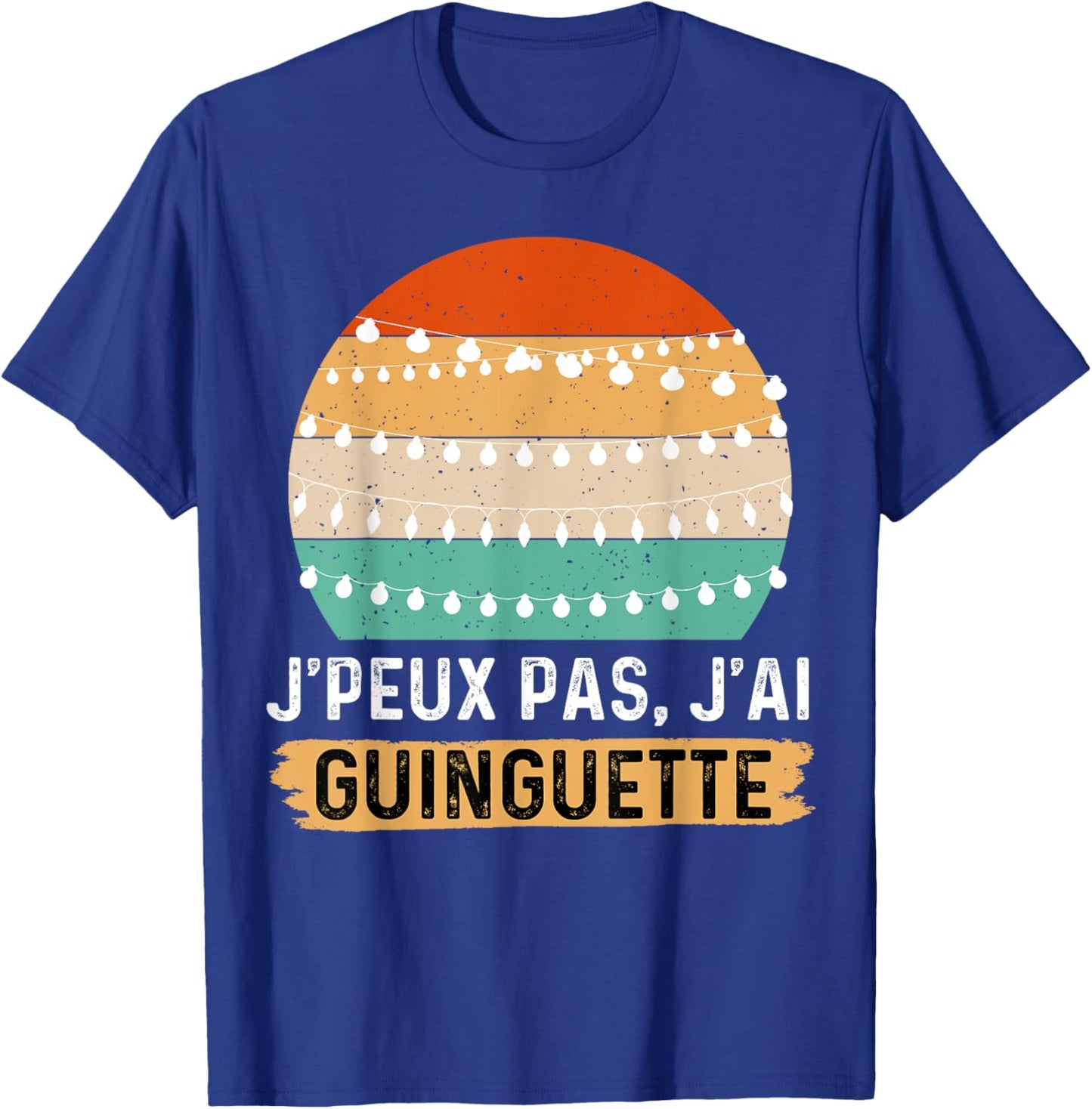 Je peux pas j'ai Guinguette , Black, S T-Shirt - T-Shirt | Royal