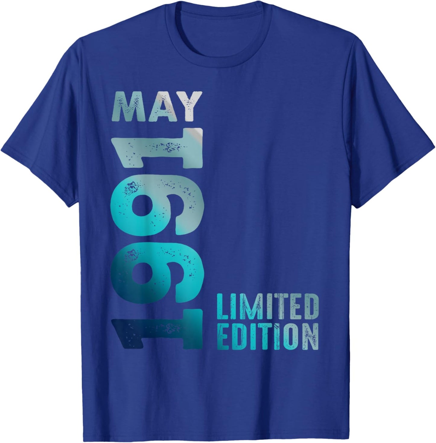 Limited Edition May 1991 Birthday T-Shirt - T-Shirt | Royal