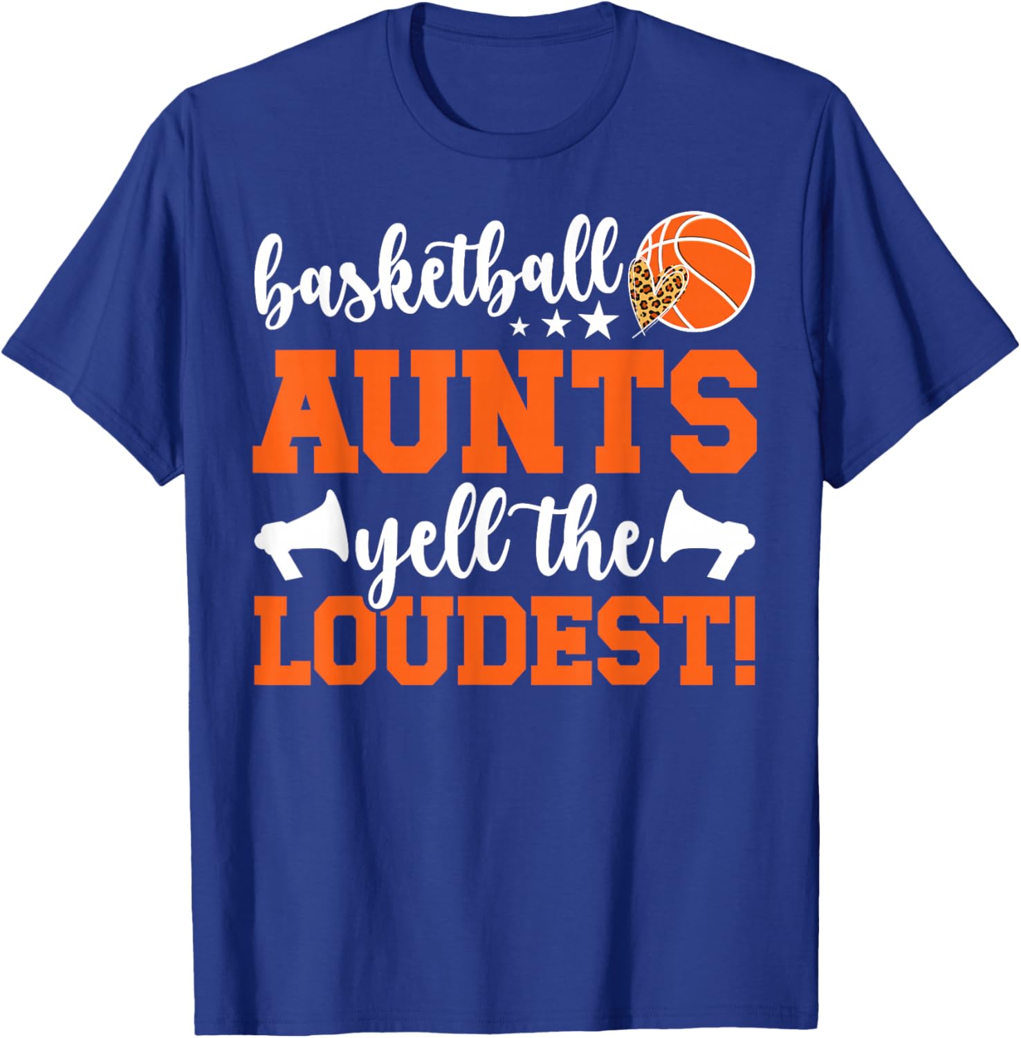 Basketball Aunt Funny Aunt Of A Basketball Player Aunt T-Shirt - T-Shirt | Royal