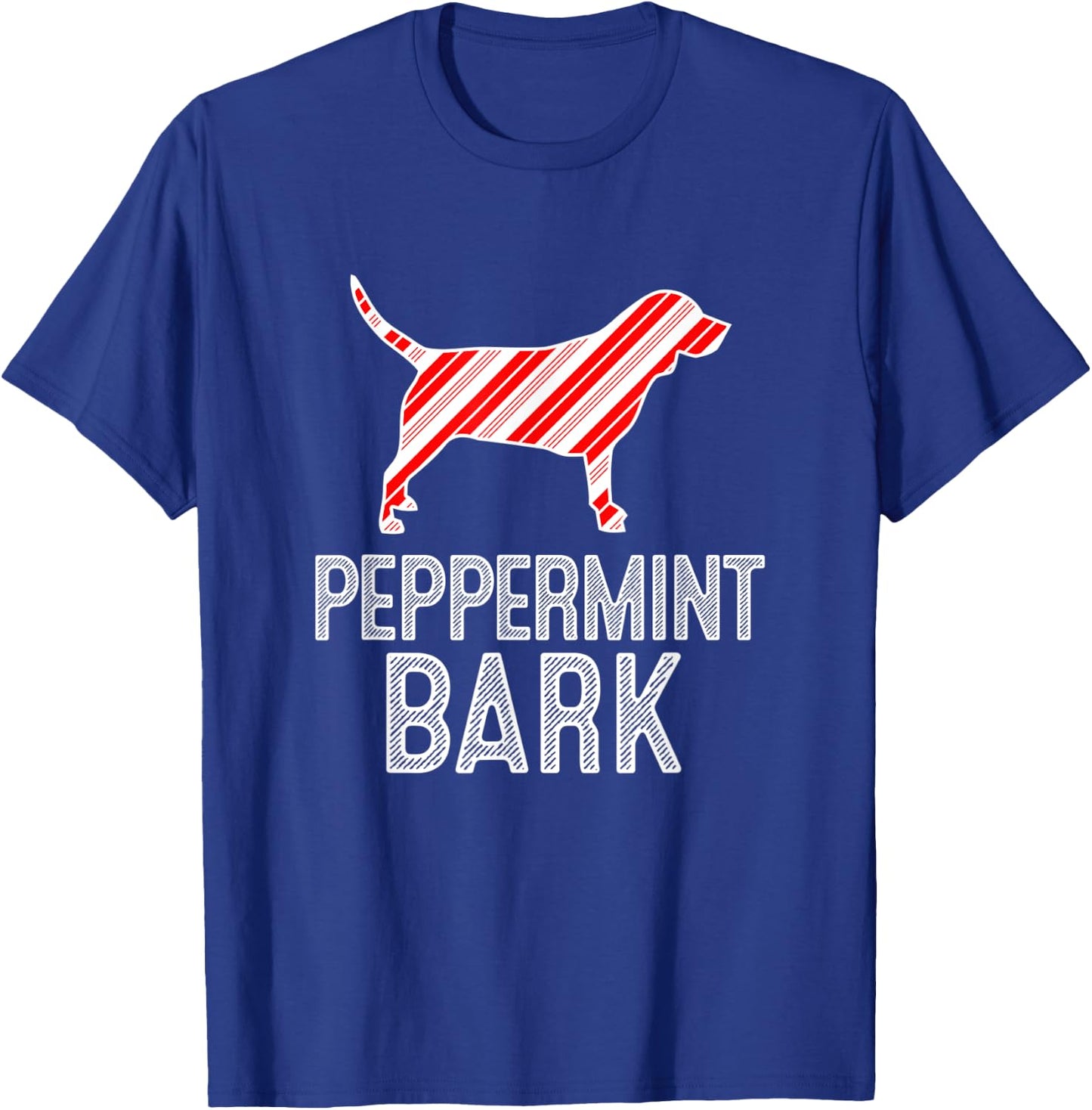 Beagle Peppermint Bark Christmas Dog T-Shirt - T-Shirt | Royal
