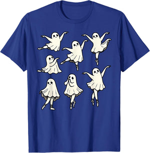 Ballet Ghost Ballet Dancer Spooky Dance Teacher Halloween T-Shirt - T-Shirt | Royal