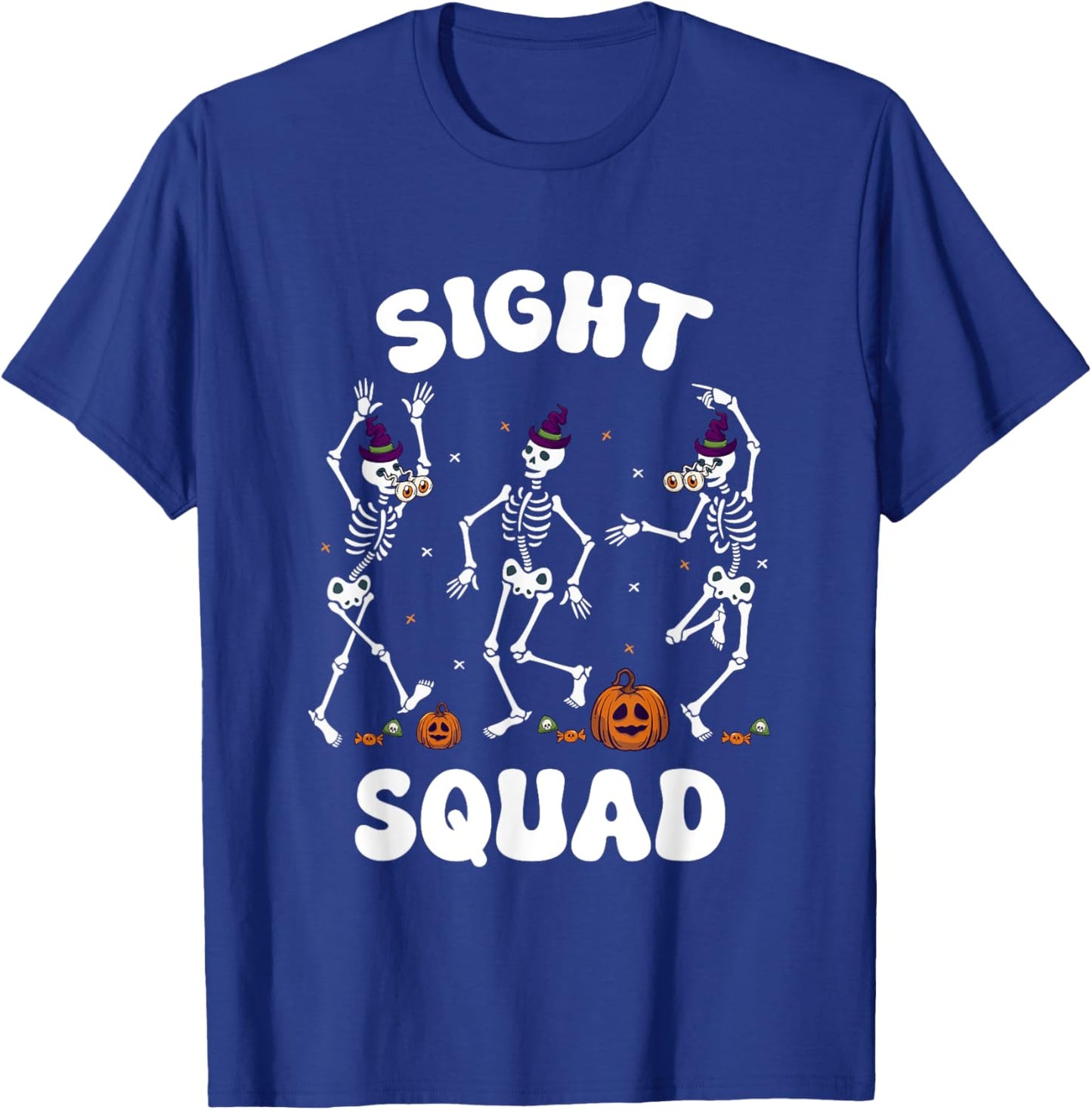 Sight Squad Halloween Eye Doctor Optometry Optician T-Shirt - T-Shirt | Royal