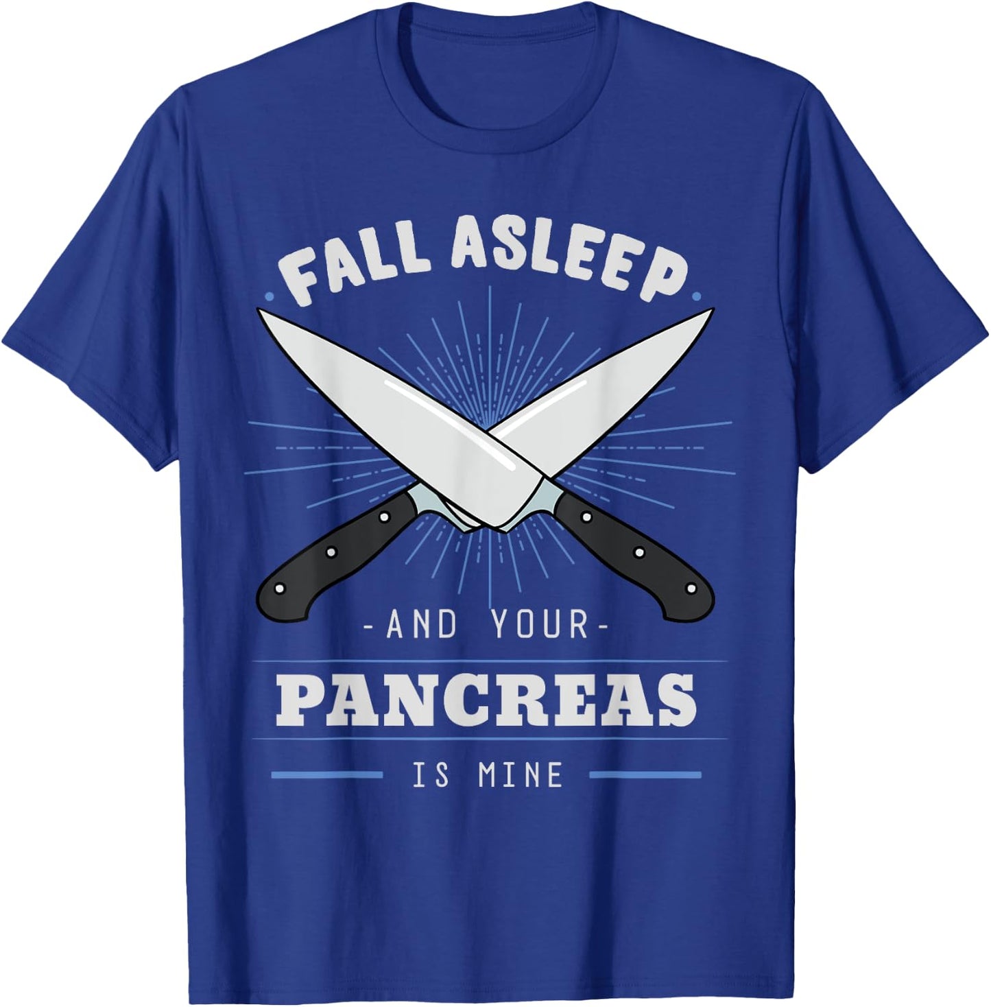 Diabetic Pancreas Diabetes Awareness Survivor Blood Sugar T-Shirt - T-Shirt | Royal